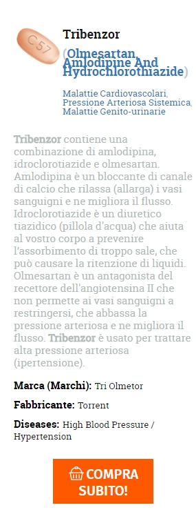 Olmesartan, Amlodipine And Hydrochlorothiazide online più economico