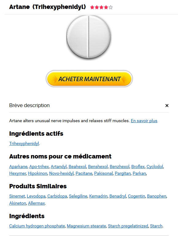 Trihexyphenidyl Prix Pharmacie