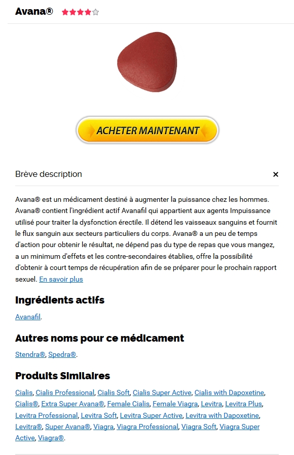 Comprimé de Avana 100 mg in Homer Glen, IL