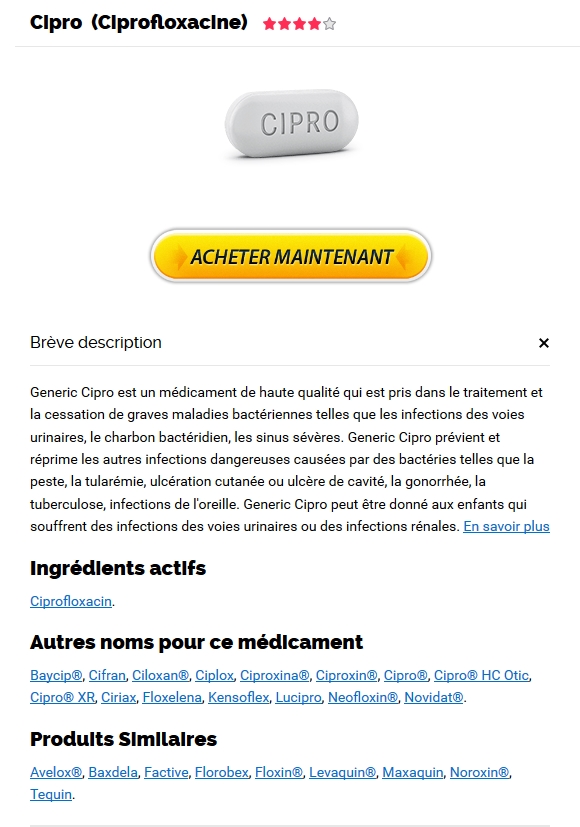 Meilleur endroit pour acheter des Ciprofloxacin génériques en ligne in McKenzie, TN