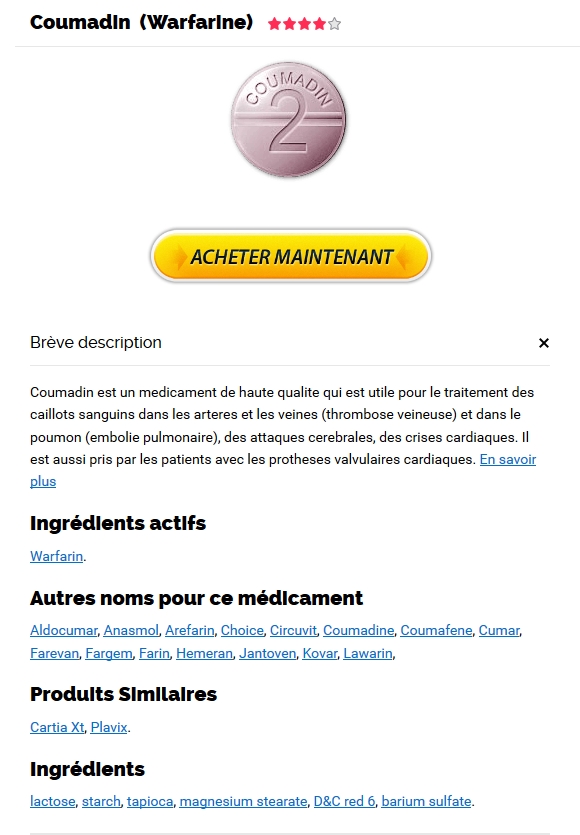 Endroit sûr pour acheter des Coumadin 2 mg en ligne in Pelican Bay, TX