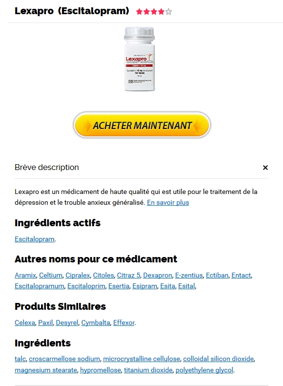 Combien coûte le Lexapro 10 mg générique in Harwood Heights, IL