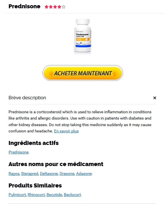 Meilleure offre sur les médicaments génériques – Generique Prednisone France – Livraison trackable