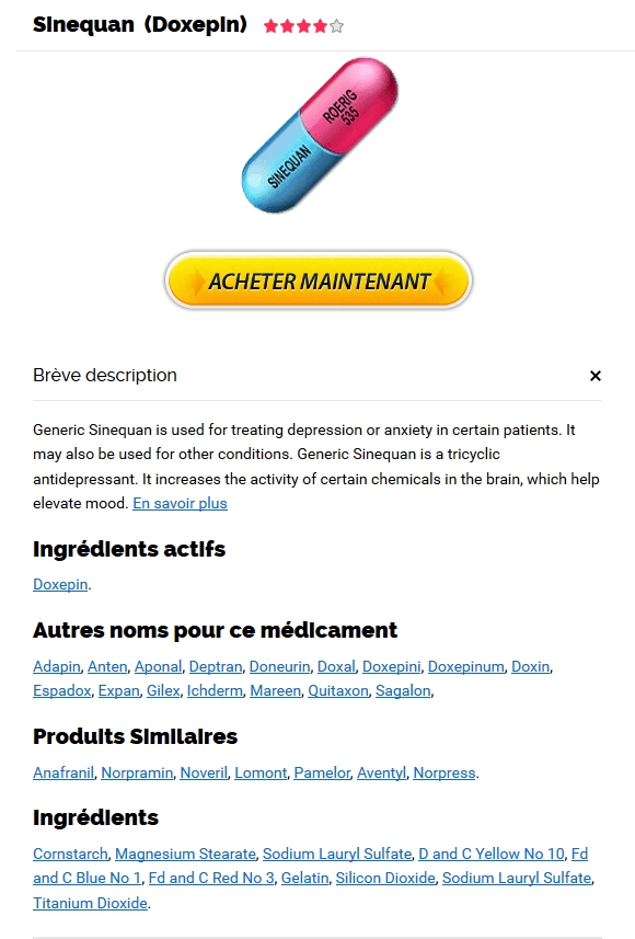 Doxepin hydrochloride En Ligne Générique