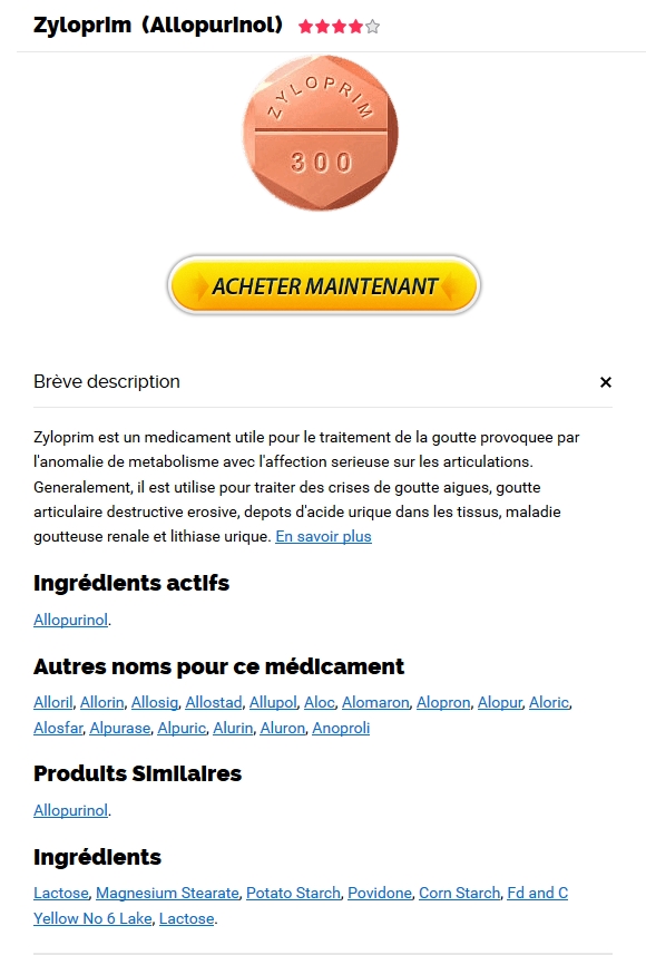 Buy Zyloprim France – Courrier Livraison