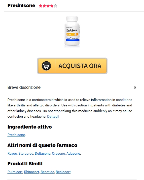 Comprare Prednisone Senza Ricetta